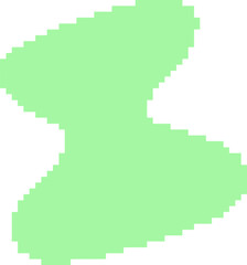 Abstract Pixel Z Shaped Element for Design