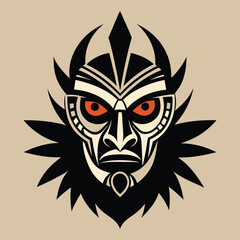 Head tattoo vector illustration design