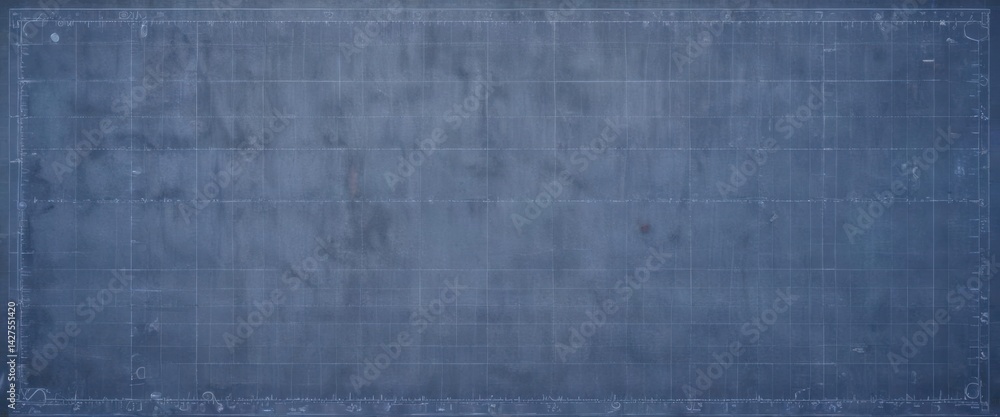 Aufkleber blueprint photo effect template with grid & measurements ideal for digital design projects , pattern