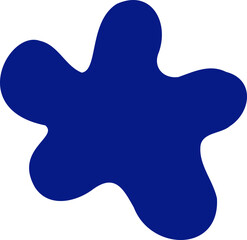 Abstract organic blob inspired floral design