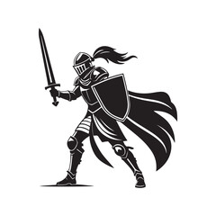 night vector silhouette clip art logo illustration