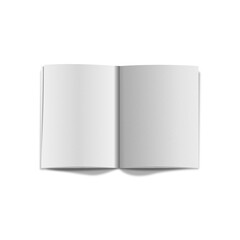 PAPER MOCKUP 134 WITH THEMES OF MODERN BLANK BOOK VECTOR FOR BRANDING OR PRESENTATIONS