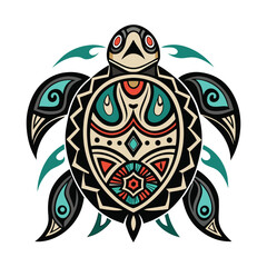 A cute Tortoise mandala vector illustration 