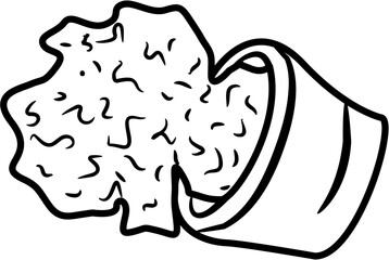 seeding backyard gardening equipment coloring page