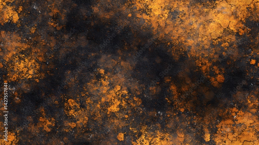 Aufkleber textured surface displaying rust and oxidation patterns.