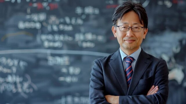 ビジネス雑誌の表紙風の男性ビジネスマン（社長・起業家・役職・専門家）