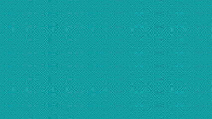 seamless pattern 5 square and Circles - lines art pattern in Blue and light blue color background vector.  option 2