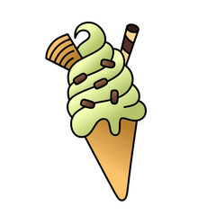 ice cream cone illustration
