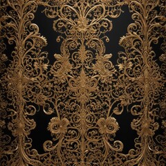 vintage floral background, vintage gold background, vintage wallpaper pattern