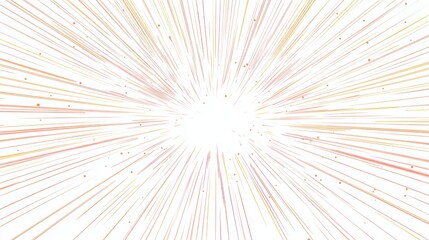 Obraz premium Abstract radial burst of light