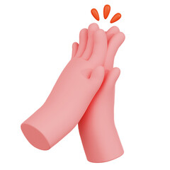 3D CLAPPING HAND