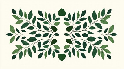 Symmetrical leaf design