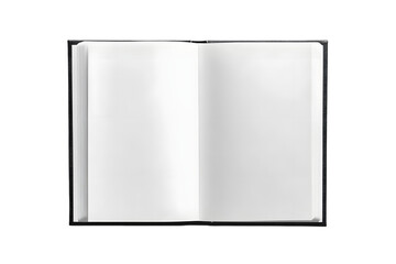 Open book, blank pages