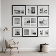 Fototapeta premium modern living room, living room interior, living room interior with furniture