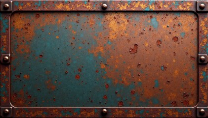 Rusty metal texture with worn patina and subtle shine , worn, shiny, industrial