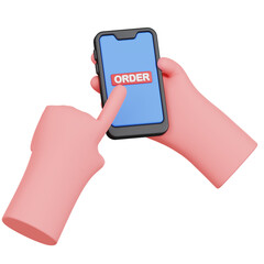 3D HAND ORDER ONLINE FOR MOBILE