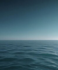 Obraz premium Subtle light blue to deep teal gradient, evokes tranquil ocean depths , simple, shade