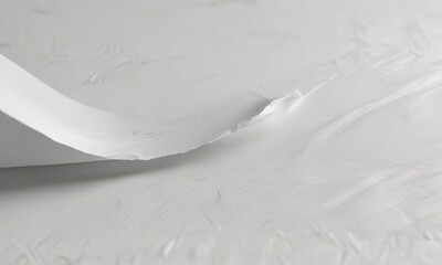 Subtle creases and visible fibers on a pure white paper surface ,  surface texture,  high-resolution,  soft texture