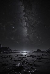 Vast expanse of glittering stars in inky blackness , clusters, dark matter