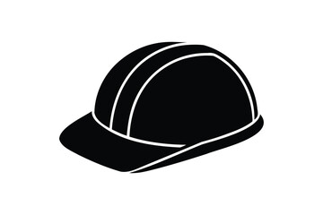 Fototapeta premium Hard hat silhouette