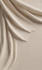 Fototapeta premium White jute hessian photography background, subtle twill weave , twill, white