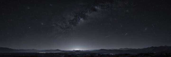 Vast, star-studded night sky; deep black canvas, countless twinkling stars ,  ethereal,  peaceful,  night sky