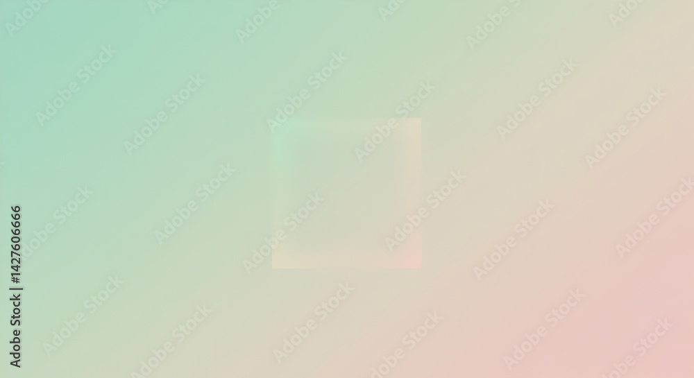 Poster Minimalist Light Gradient With Soft Frame For Abstract And Calm Background