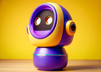 Friendly Social Robot with LED Ring and Expressive Eye Display on Tabletop