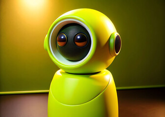 Friendly Social Robot with LED Ring and Expressive Eye Display on Tabletop