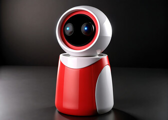 Friendly Social Robot with LED Ring and Expressive Eye Display on Tabletop