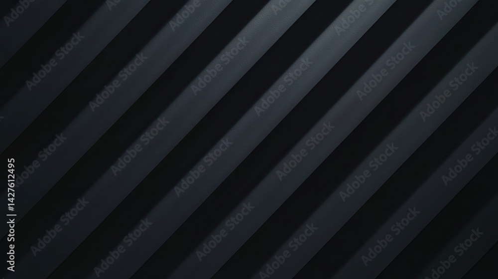 Poster a textured pattern of dark strips arranged diagonally, creating a modern and sleek appearance.