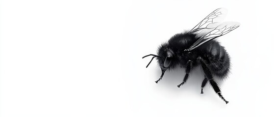 photo realistic of a bee. bee. insects. Animal
