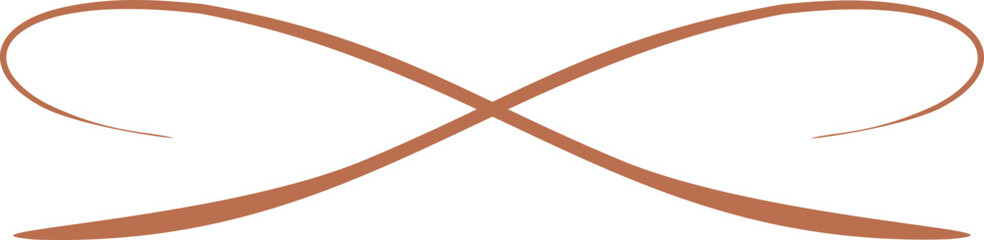 Elegant Decorative Wavy Line Element