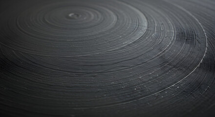 Obraz premium Dark Circular Texture Background With Concentric Lines For Creative Projects