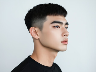 attractive Korean asian male model and businessman