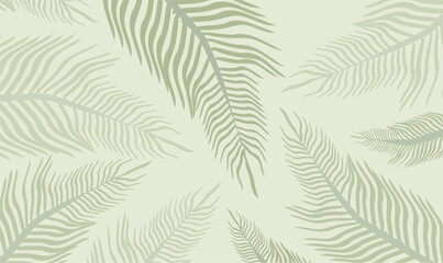 Tropical Leaf Wallpaper Design – Luxurious Nature-Inspired Pattern Featuring Golden Banana Leaf Line Art Hand-Drawn Vector Illustration for Fabric, Print, Banner, Invitation,Cover, and Interior Decore