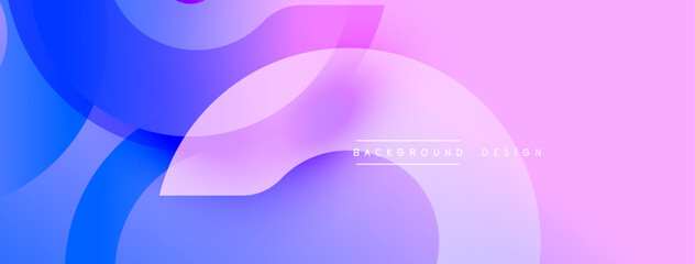Abstract fluid shapes blend purple, blue hues. Soft gradients create dynamic background. Minimalist design evokes modern aesthetic, suitable for digital projects.