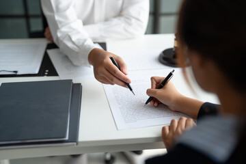 Lawyer businessman working with lawbook in office or courtroom Legal counsel with gavel and legal law. justice and lawyer concept Judge gavel hammer on Lawyer desk.