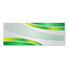 Abstract background green lime banner presentation elegant line