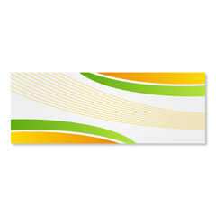 abstract background green orange line 