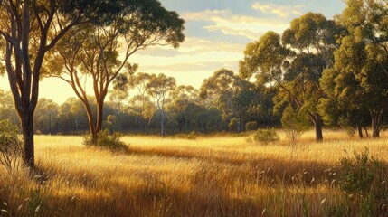 Fototapeta premium Wild beauty in the golden savanna