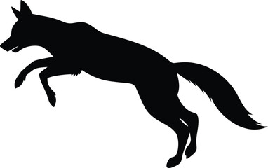 vector illustration of a fox