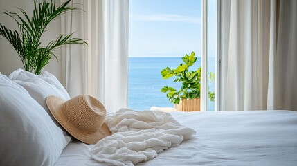 Coastal Bedroom Escape Ocean View Bliss.