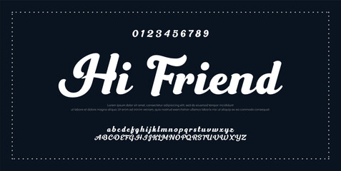 Signature Font Handwritten Script Brush Font Type Font lettering handwritten
