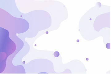 Abstract Pastel Gradient Background with Liquid Shapes and Floating Spheres Design