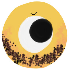 alphabet little monster concept