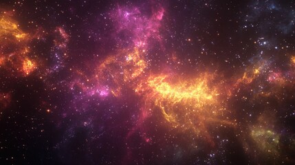 Space abstract background, supermassive black hole, Supernova, galaxy, stars and cosmic gas