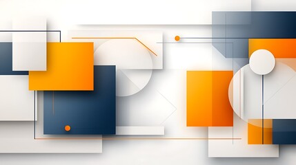 Obraz premium Abstract geometric shapes design online digital art modern creative minimalist