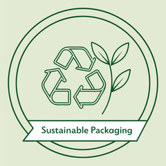 Sustainable Packaging Vector Design for Eco-Friendly Products.