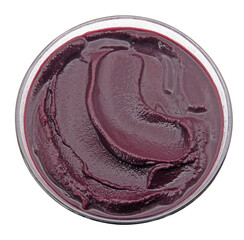 TOP VIEW OF CLEAR GLASS AÇAÍ BOWL